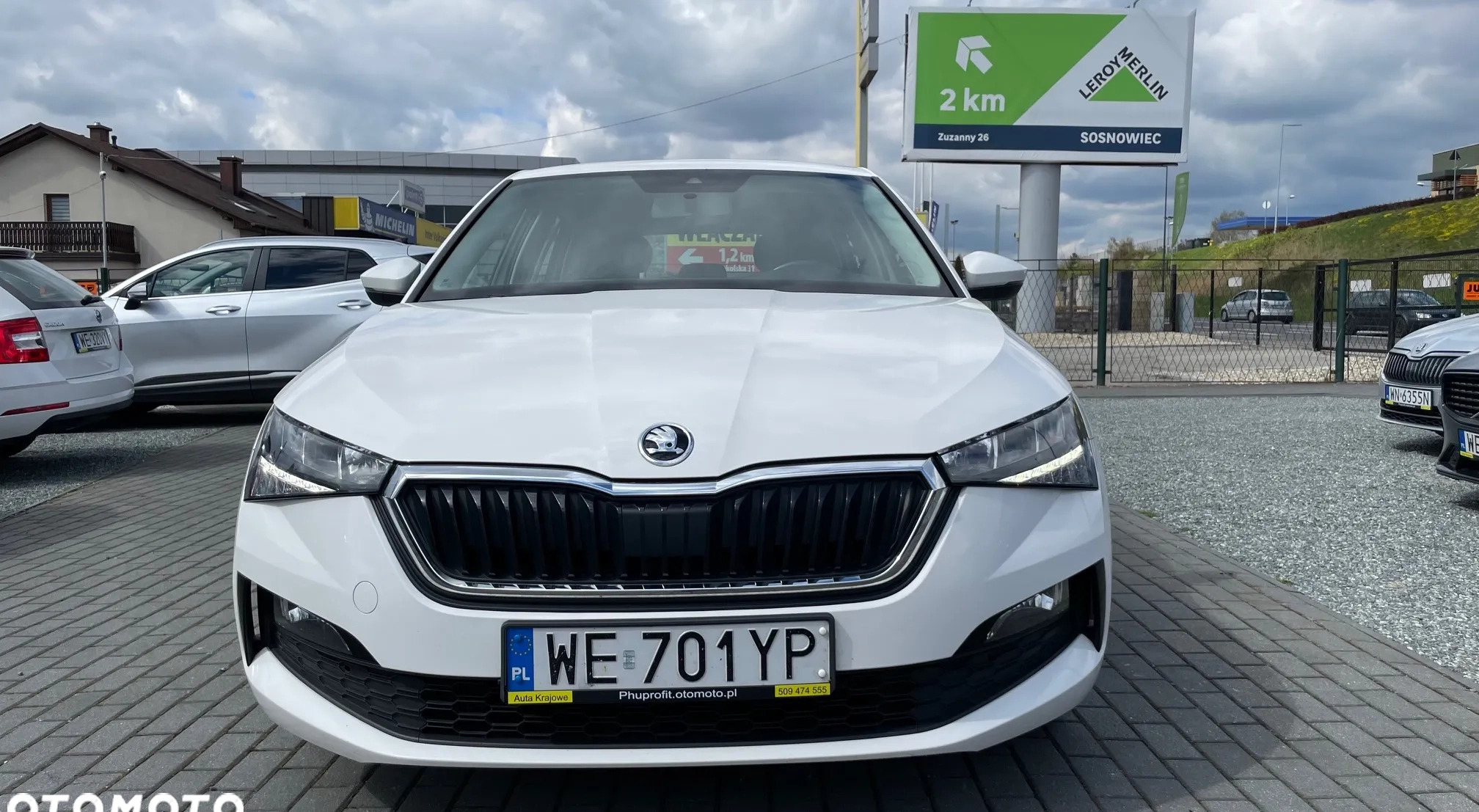 Skoda Scala cena 49900 przebieg: 130000, rok produkcji 2019 z Małogoszcz małe 326